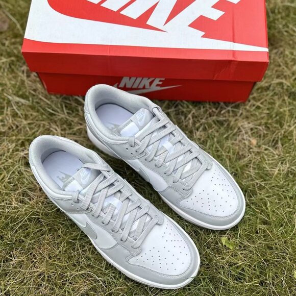 Women's Nike Dunk Low Light Gray Monochrome - Brand New With Original Box - Picture 6 of 6